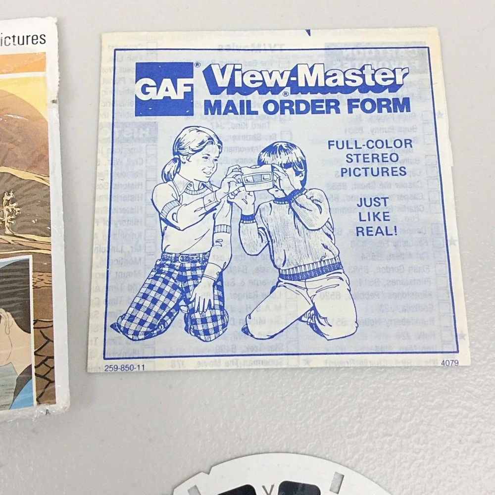 VTG 1974 GAF View Master Star Trek Mr Spock's Time Trek B555